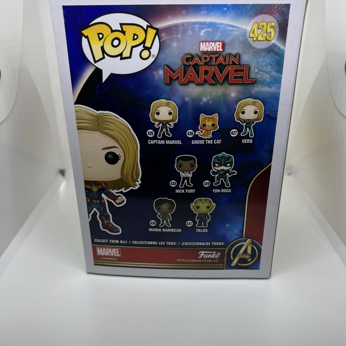 Captain Marvel Chase Funko Pop 425