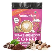 ORGANIC ROOTED INSTANT MUSHROOM COFFEE & GREEN COFFEE with NEW 5 FLAVOURS 50 GM