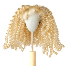 Monique Synthetic Mohair Bernadette Honey Blonde 4-1/2" Doll Wig