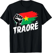 Burkina Faso- Ibrahim Traoré/ Thomas Sankara Burkina Faso Flag African T-Shirt