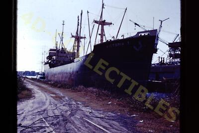 Original slide photo 1968 Port Tampa FL VICTORIA T. Cargo Ship | eBay