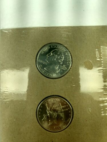 US Mint New York STATEHOOD COLLECTION 2001 Ever Upward Original Mint Pack P & D - Picture 4 of 4