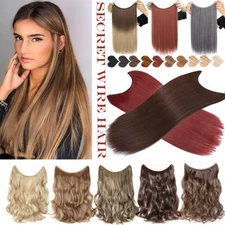 US Secret Miracle Ring Wire In Hair Extensions Elastic Band 100% Natural Thick