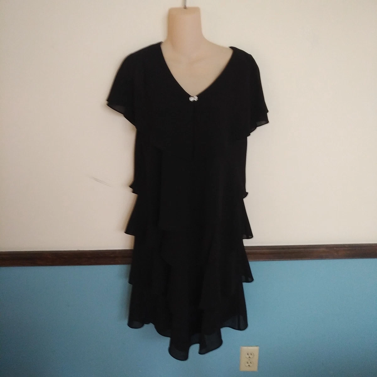 Petite black formal dress cheap