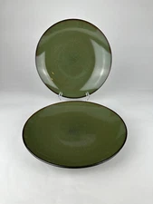 Gabbay Fusion Wasabi Dinner Speckled Green Plates Set of 2 Three Sets Available