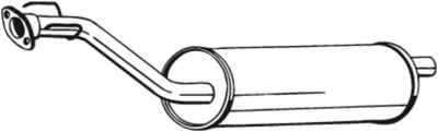 BOSAL 278-135 MITTELSCHALLDÄMPFER FÜR OPEL VAUXHALL