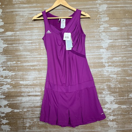 Adidas NWT Adilibria Ivanovic Violet Purple Tennis Dress Athleisure Womens  S | eBay