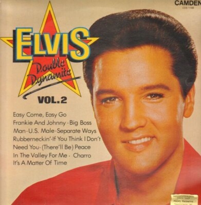 Elvis Presley Double Dynamite Vol. 2 Camden Vinyl LP