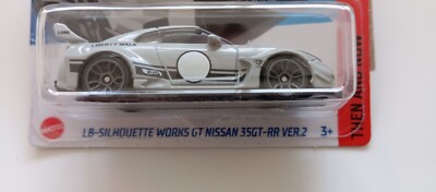 2024 HOT WHEELS - NISSAN 35 GT-RR LBWK GRAY SHORT CARD 1/64 *NEW