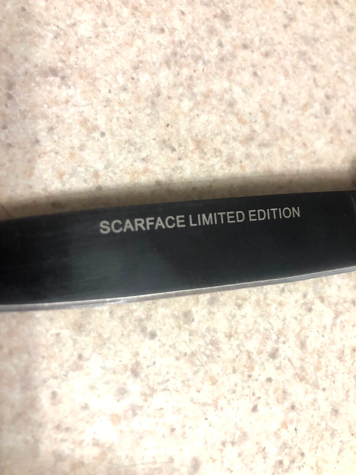 CUCHILLO STILETTO ABIERTO ASISTIDO POR BUFANDA 9" "EDICIÓN MUY LIMITADA" Foto 3 de 4