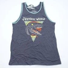 Universal Studios Jurassic World Velociraptor Men's Tank Top Size L Large