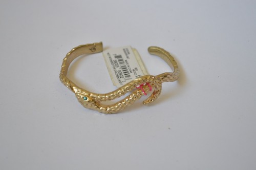 Nuevo Brazalete Brazalete Serpiente RACHEL Rachel Roy Tono Dorado - Imagen 2 de 3