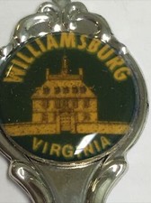 Vintage Souvenir Spoon US Collectible Williamsburg Virginia