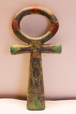 Ancient Egyptian Key of Life Ankh, made from Basalt stone, Egyptian Ankh