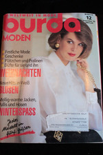 Burda Moden Heft 12/1992 mit Anleitung + Schnittmuster Modezeitschrift