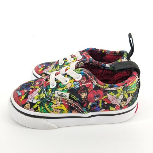 B38 VANS x Marvel Avengers Women The Authentic Sneakers Kids Toddler 5 - Afbeelding 1 van 7