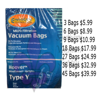 #ad Hoover Wind Tunnel Type Y Bags $5.99