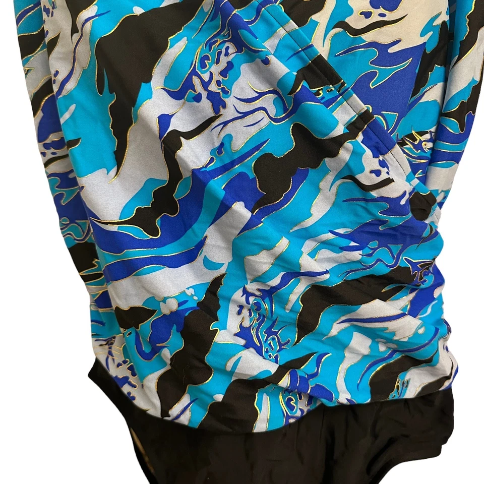 Traje de baño Carol Wior Slimsuit de una pieza para mujer talla grande 26W nuevo de colección Foto 3 de 4