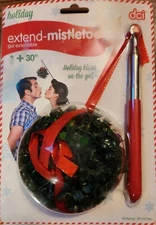 DCI Extend Telescopic Mistletoe Holiday Kisses on the Go Extends 30 In NEW