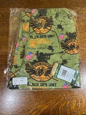 New Flow Society Black Ops Military Lacrosse Lounge Pants Youth Boys XS NWT