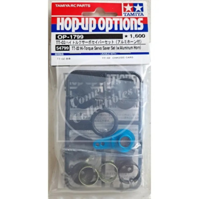 Tamiya 54799 Hop-Up TT-02 Hi-Torque Servo Saver Set (w/ Alum Horn)