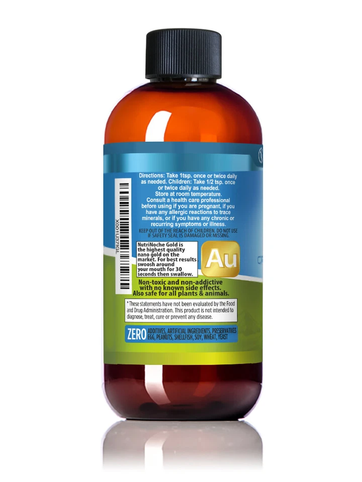 El MEJOR Oro Coloidal - Minerales Coloidales - Sin Rellenos, Aditivos - NutriNoche Foto 2 de 4