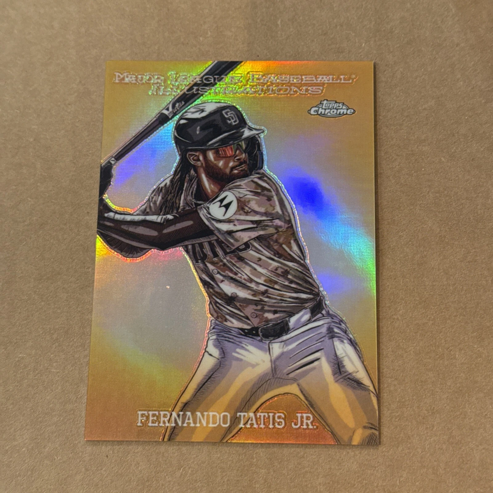 2024 Topps Chrome Update Fernando Tatis MLB Illustrations SSP Padres