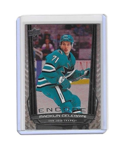Macklin Celebrini [Blue] #E-10 2025 Upper Deck Encore card