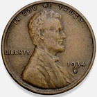 1934-D Lincoln Wheat Cent Penny XF Very Fine VF+ * Original Surfaces* 1934D