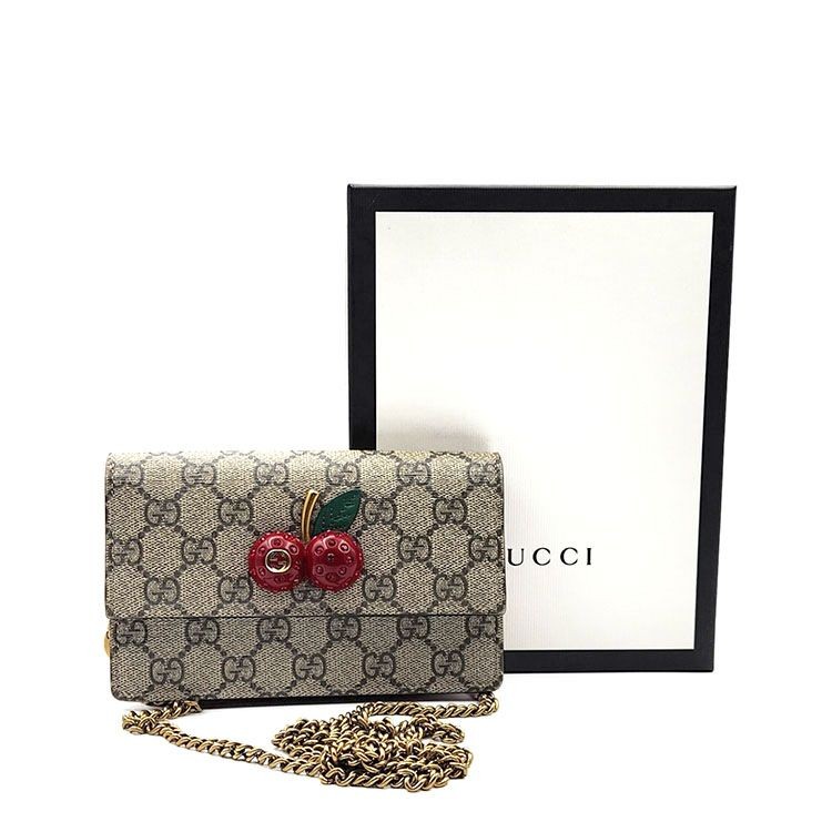 Gucci Cherry Mini Chain Crossbody Bag 481291 52954847 | eBay