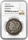 1879 CC Carson City $1 Morgan Silver Dollar NGC Good Details Damaged Key Date