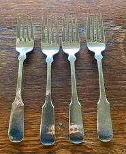 4 Towle HAMMERSMITH 7" Salad Forks 18/8 Stainless Germany