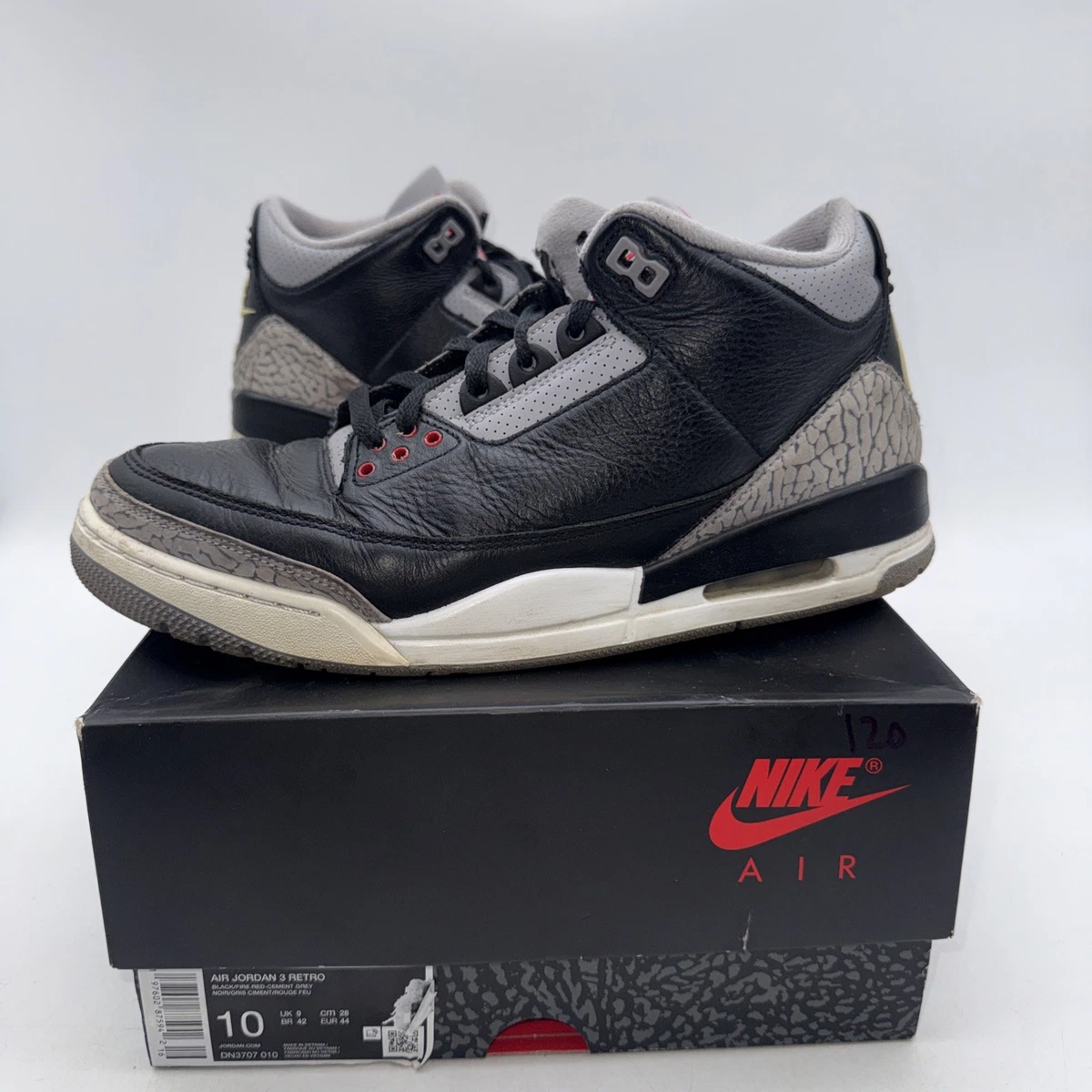 Las mejores ofertas en Jordan 3 Retro Cement Grey | eBay