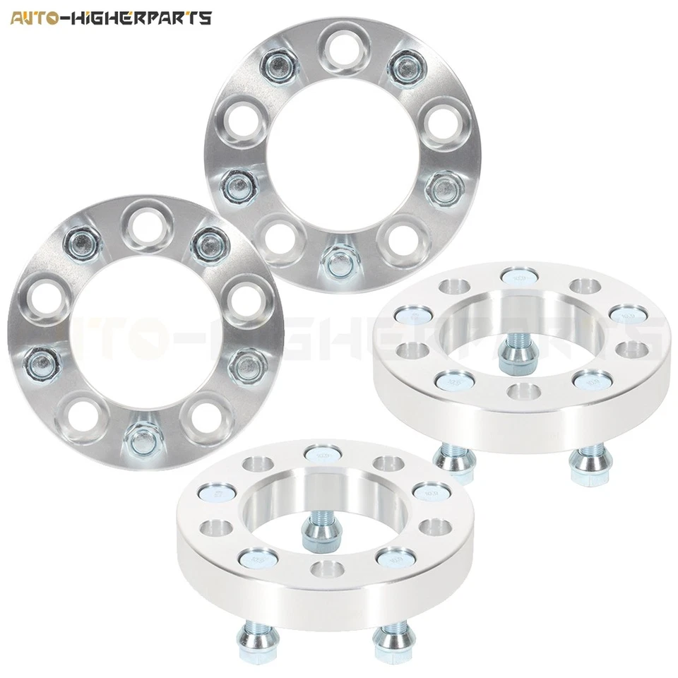 4X 1"Thick 5x4.5 Wheel Spacers 1/2"x20 Adapters For Ford Taurus 2010-2014 - Image 2 of 4