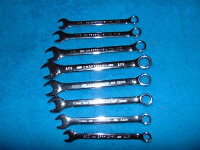 CRAFTSMAN POLISHED CHROME BOX WRENCHES METRIC-SAE BRAND NEW YOUR CHOICE