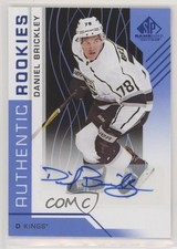 2018-19 Upper Deck SP Game Used Authentic Rookies Blue Daniel Brickley Auto 3ug