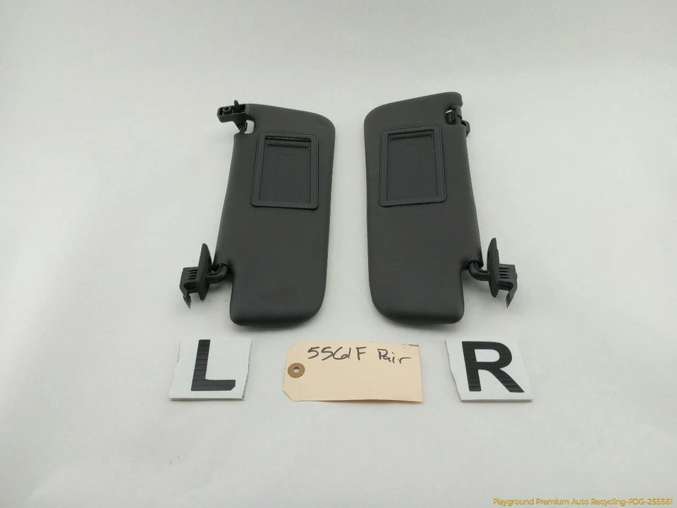 Fiat 500 Pair Of Left & Right Sun Visor With Vanity Mirror Fits 2012-2017 12 13 - Image 2 of 4