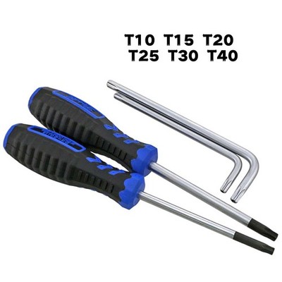 Torx Schraubendreher T10 T15 T20 T25 T30 T40 Nickel-Chrom-legierter Stahl