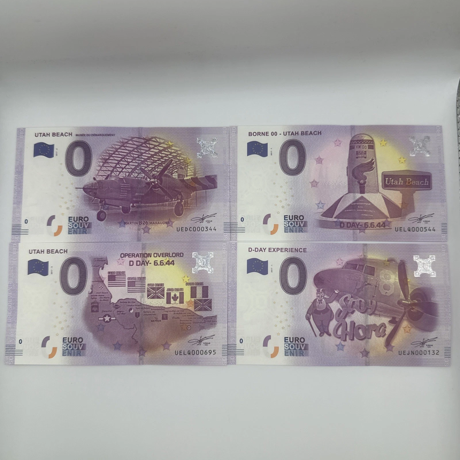 Billet Zéro 0 € Euro Touristique / Souvenir 2017
