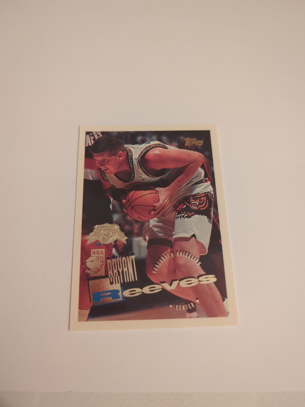 Bryant Reeves 1995-96 Topps #202 RC Vancouver Grizzlies