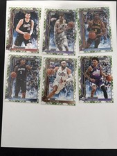 2025-25 Topps Basketball Holiday Green Plaid 6 Card Lot 