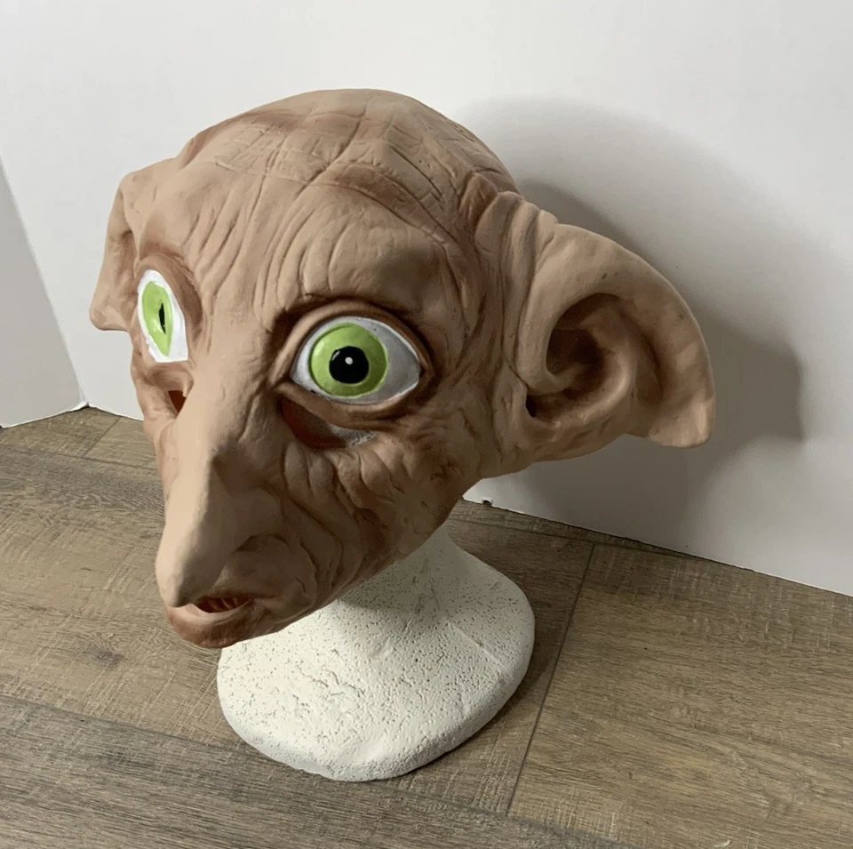 Harry Potter Halloween Mask Rubie's Dobby Vinyl Rubber Face Mask Youth Size - Image 2 of 4