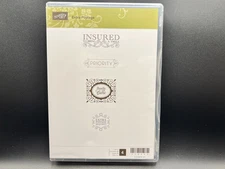 Stampin Up Extra Postage Rubber Stamp Set New and Unused in Clear Storage Box