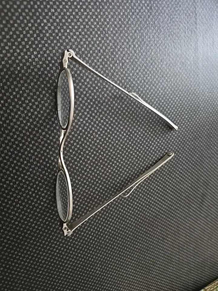 Binocles lunette ancienne argent ( 7 poinçons ) - Photo 2/4