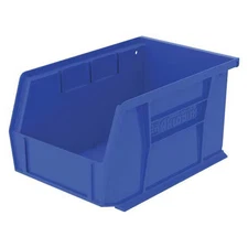 Akro-Mils 30237Blue Hang & Stack Storage Bin, Plastic, Blue, 5 In H, 6 In W, 9