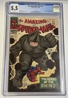 Amazing Spider-Man #41 CGC 5.5  WHITE Pages! 1st Rhino 1966 - Marvel - Romita