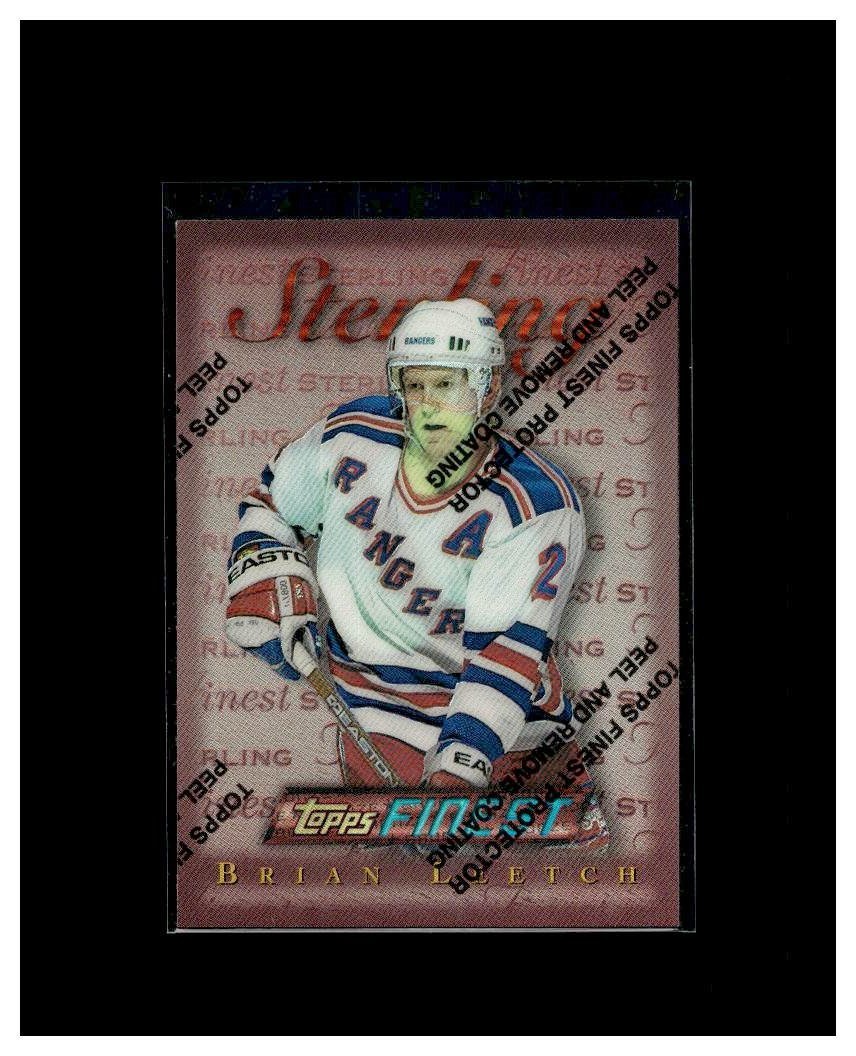 1995-96 Topps Finest - Brian Leetch #115 Refractor w/Coating