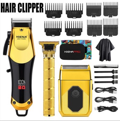 Professional Hair Clippers Trimmer Cutting Beard Cordless Barber Shaving Machine