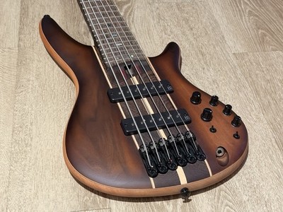 Ibanez Premium SR1356B 6-string Soundgear Bass Guitar Dual Mocha Burst Flat