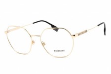 BURBERRY BE1350-1109-56 Eyeglasses Frame Size 56mm 17mm 140mm GOLD Unisex 80565